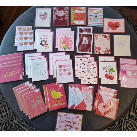 Lot Of 45 Valentine's Day Greeting Cards NEW Lady Jayne,Roberts&Reid,Umi